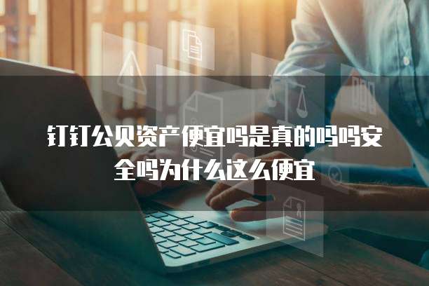 钉钉公贝资产便宜吗是真的吗吗安全吗为什么这么便宜