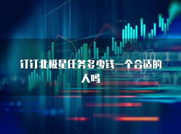 钉钉北极星任务多少钱一个合适的人吗