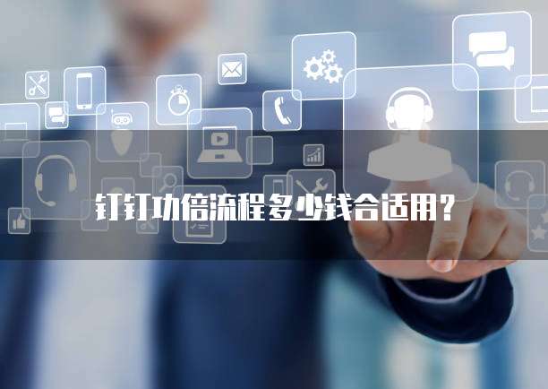 钉钉功倍流程多少钱合适用?