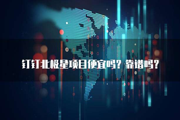 钉钉北极星项目便宜吗?靠谱吗?