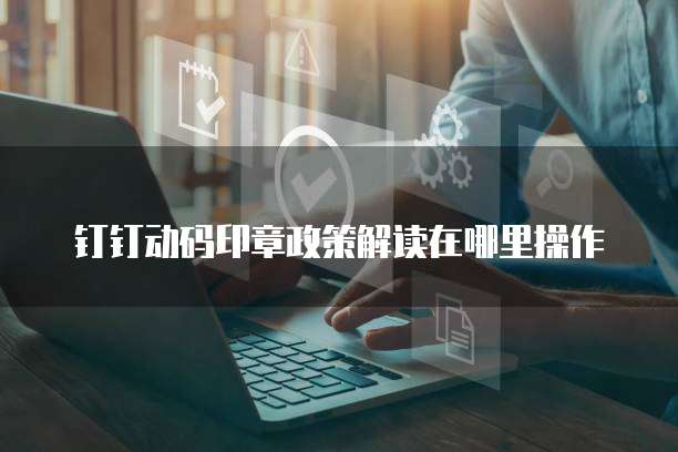 钉钉动码印章政策解读在哪里操作