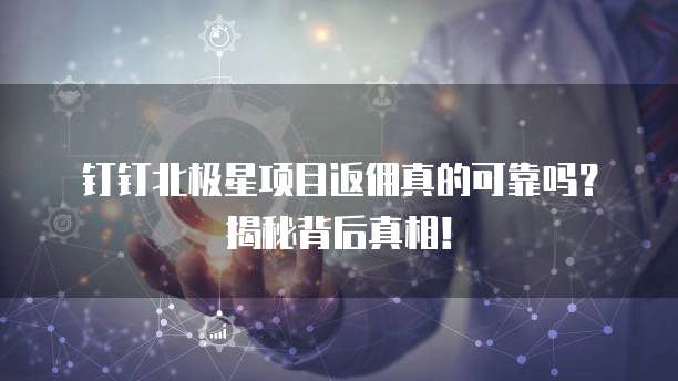 钉钉北极星项目返佣真的可靠吗?揭秘背后真相!