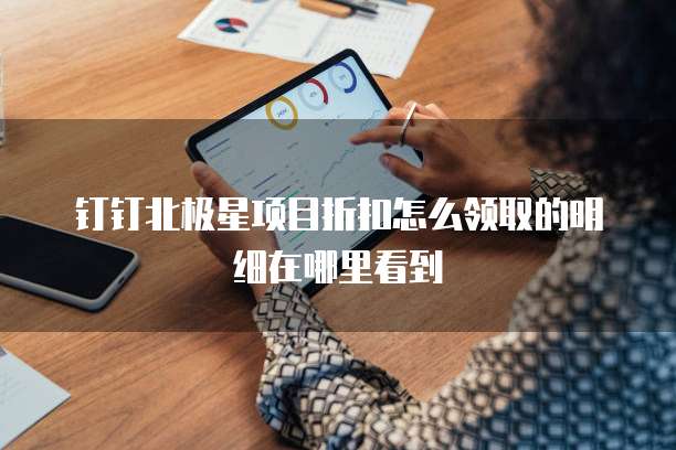 钉钉北极星项目折扣怎么领取的明细在哪里看到
