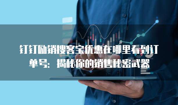 钉钉励销搜客宝优惠在哪里看到订单号:揭秘你的销售秘密武器