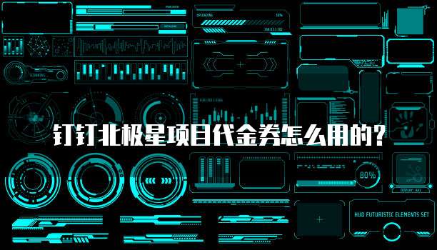 钉钉北极星项目代金券怎么用的?