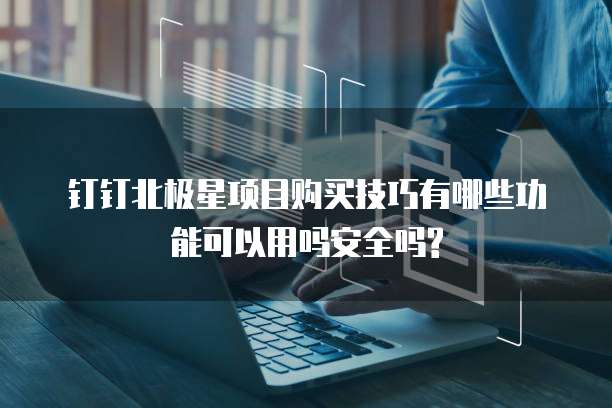 钉钉北极星项目购买技巧有哪些功能可以用吗安全吗?