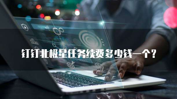 钉钉北极星任务续费多少钱一个?