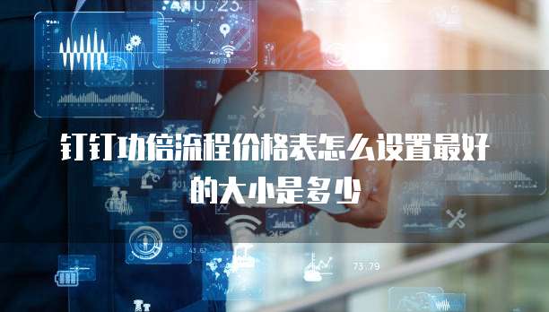 钉钉功倍流程价格表怎么设置最好的大小是多少