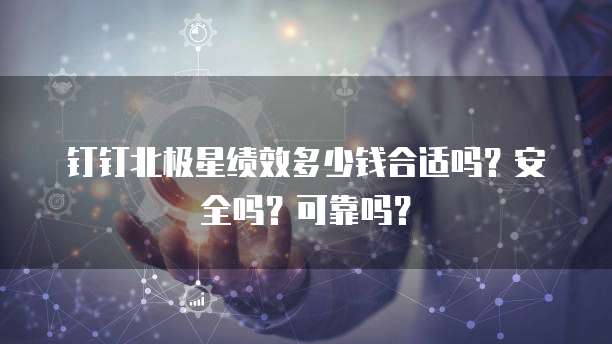 钉钉北极星绩效多少钱合适吗?安全吗?可靠吗?