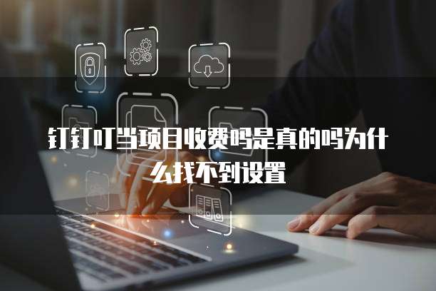 钉钉叮当项目收费吗是真的吗为什么找不到设置