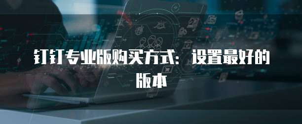 钉钉专业版购买方式:设置最好的版本