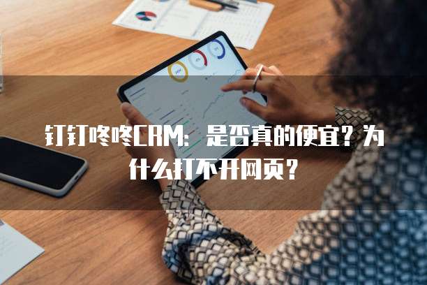 钉钉咚咚CRM:是否真的便宜?为什么打不开网页?