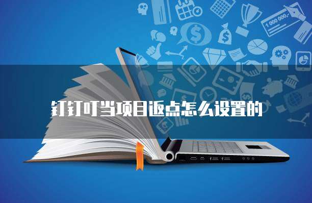 钉钉叮当项目返点怎么设置的