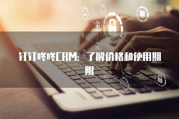 钉钉咚咚CRM:了解价格和使用期限