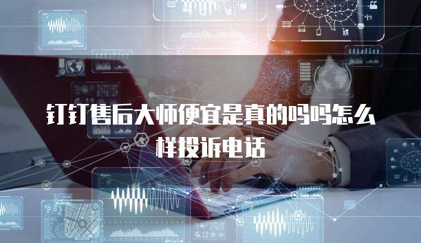 钉钉售后大师便宜是真的吗吗怎么样投诉电话