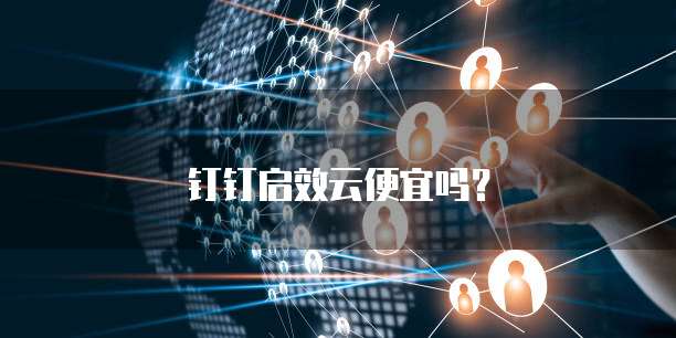 钉钉启效云便宜吗?