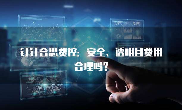 钉钉合思费控:安全、透明且费用合理吗?