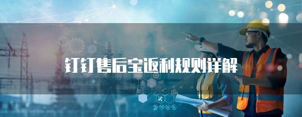 钉钉售后宝返利规则详解