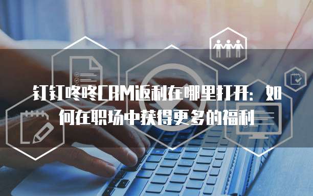 钉钉咚咚CRM返利在哪里打开:如何在职场中获得更多的福利