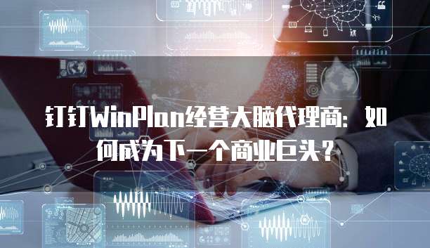 钉钉WinPlan经营大脑代理商:如何成为下一个商业巨头?