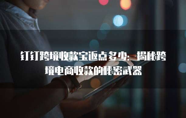 钉钉跨境收款宝返点多少:揭秘跨境电商收款的秘密武器