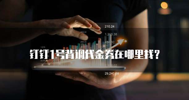 钉钉1号背调代金券在哪里找?