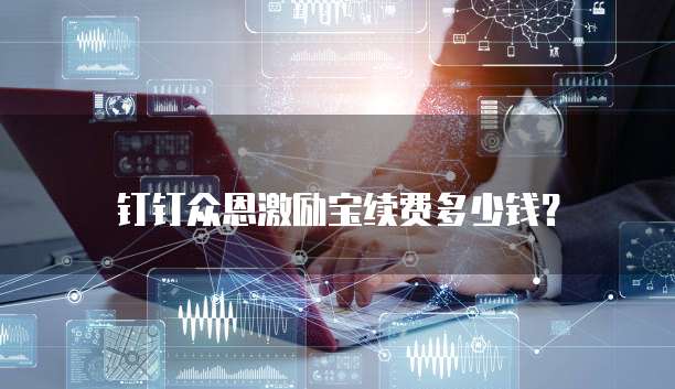 钉钉众恩激励宝续费多少钱？