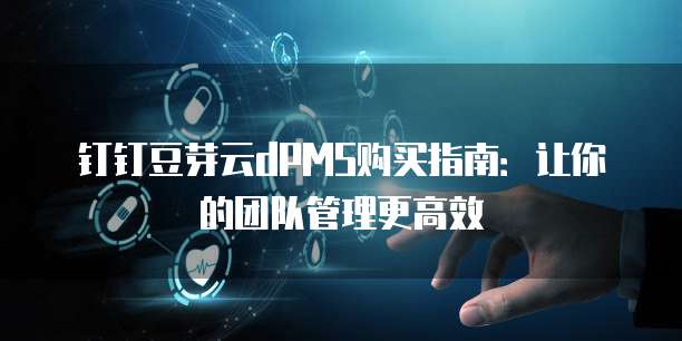 钉钉豆芽云dPMS购买指南:让你的团队管理更高效