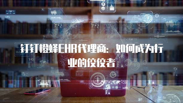 钉钉橙蜂EHR代理商：如何成为行业的佼佼者