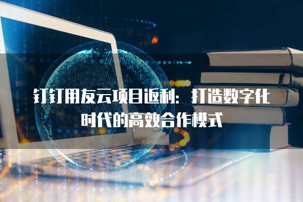 钉钉用友云项目返利:打造数字化时代的高效合作模式