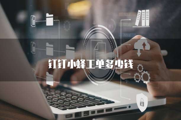 钉钉小蜂工单多少钱