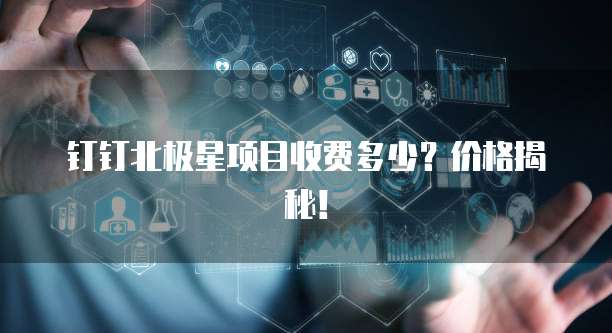 钉钉北极星项目收费多少？价格揭秘！