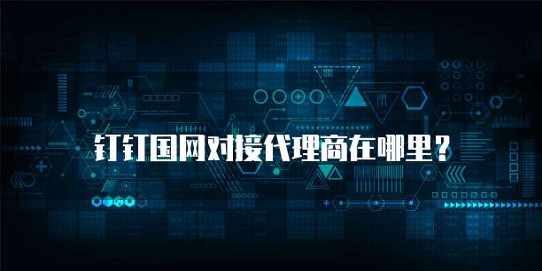 钉钉国网对接代理商在哪里?