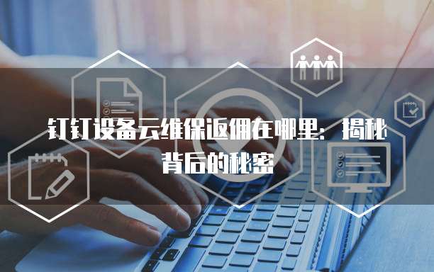 钉钉设备云维保返佣在哪里：揭秘背后的秘密