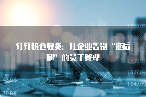 钉钉粮仓收费:让企业告别“拖后腿”的员工管理