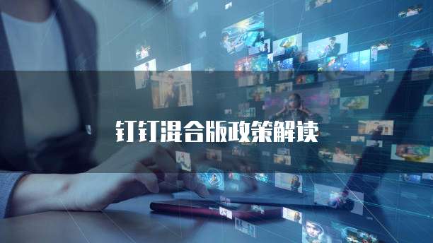 钉钉混合版政策解读