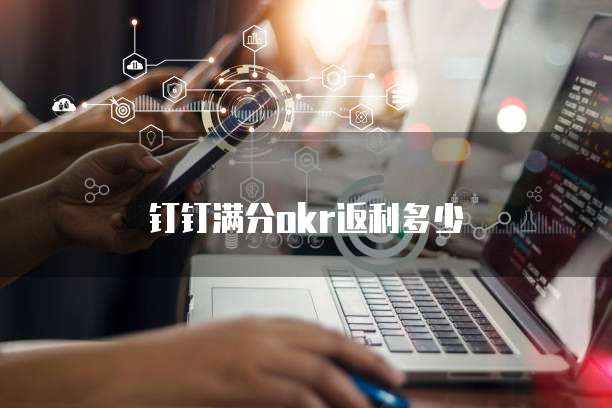 钉钉满分OKR返利多少