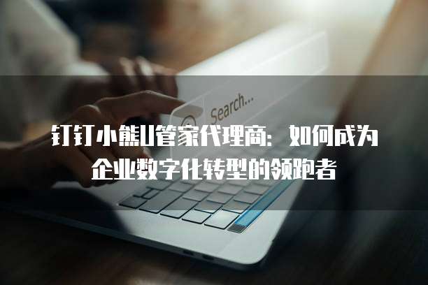 钉钉小熊U管家代理商:如何成为企业数字化转型的领跑者