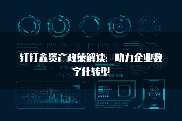 钉钉鑫资产政策解读:助力企业数字化转型