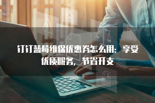 钉钉蓝莓维保优惠券怎么用:享受优质服务,节省开支