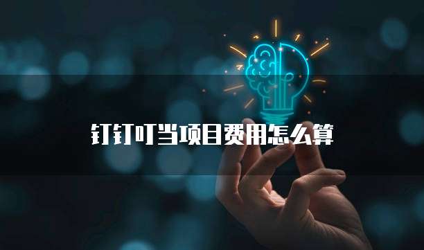钉钉叮当项目费用怎么算
