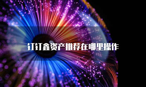 钉钉鑫资产推荐在哪里操作