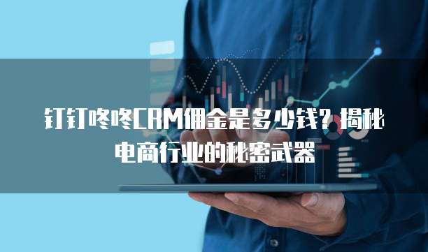 钉钉咚咚CRM佣金是多少钱?揭秘电商行业的秘密武器