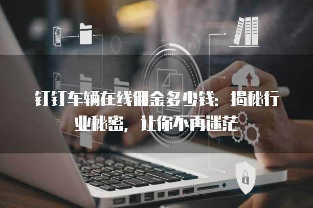 钉钉车辆在线佣金多少钱:揭秘行业秘密,让你不再迷茫