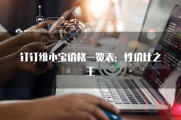 钉钉维小宝价格一览表:性价比之王