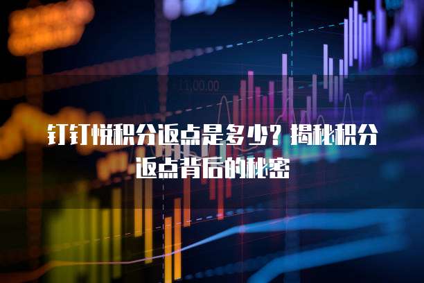 钉钉悦积分返点是多少？揭秘积分返点背后的秘密