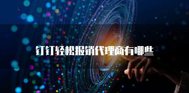 钉钉轻松报销代理商有哪些