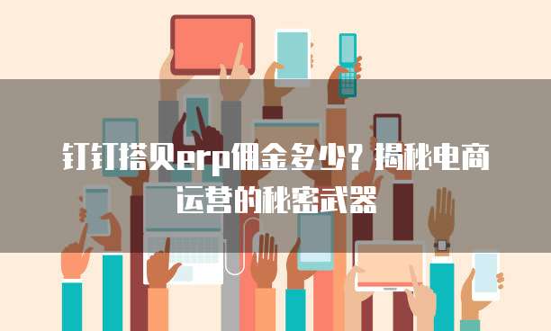 钉钉搭贝erp佣金多少？揭秘电商运营的秘密武器