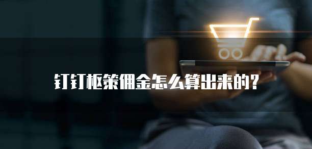 钉钉枢策佣金怎么算出来的?