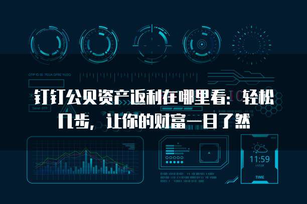 钉钉公贝资产返利在哪里看:轻松几步,让你的财富一目了然